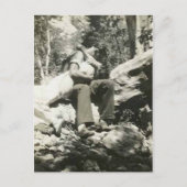 Baiser dans les bois carte postale (Devant)