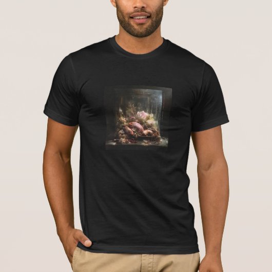 Baiser de Chef — T-Shirt Gothique d'Art Fin (Devant)
