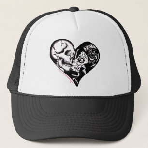 "Baiser de coeur" par Skinderella - casquette de
