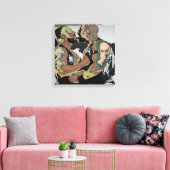 Baiser de l'ours sur toile double (Flashback des a (Insitu(Salon))