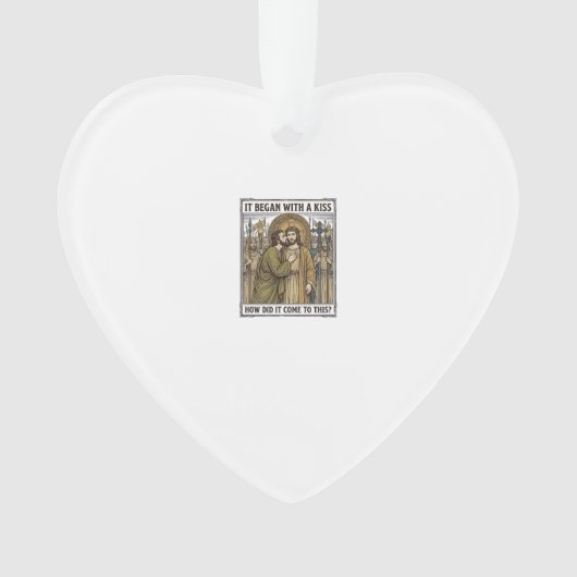 Baiser de trahison biblique vintage (devant)