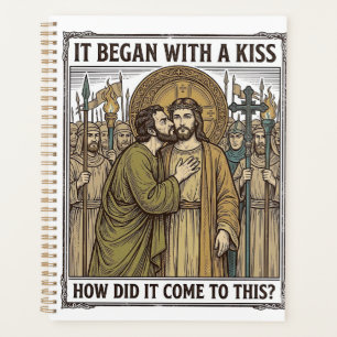 Baiser de trahison biblique vintage