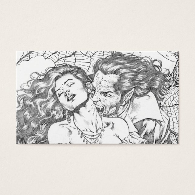 Baiser de Vampire par Al Rio - Vampire et Art fémi (Devant)