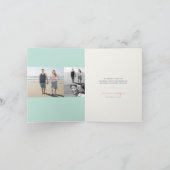 Baiser des Hippocampes Cœur Plage Mariage Merci (Intérieur)