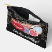 Baiser et maquiller sac d'accessoires (Ouvrir)