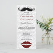 baiser et mustache zebra stripes programme de mari (Debout devant)