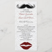 baiser et mustache zebra stripes programme de mari (Devant)