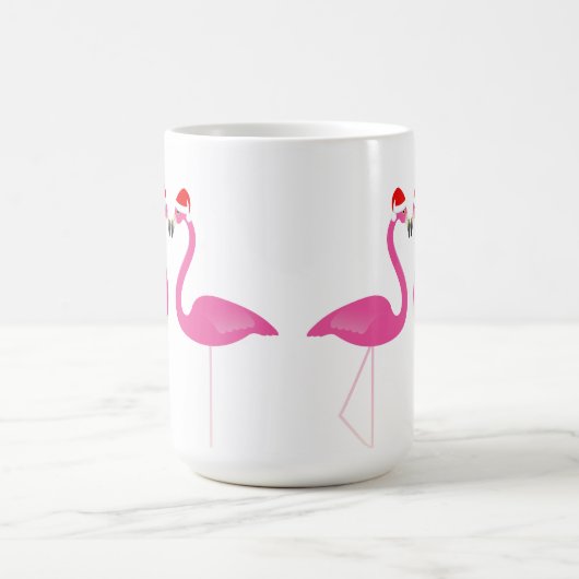 Baiser Flamants roses de vacances Mug (Centre)