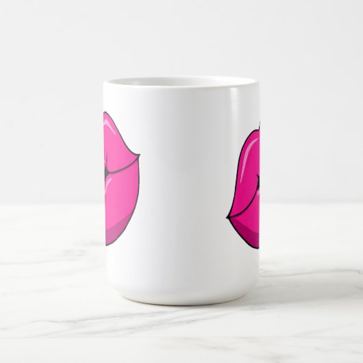 Baiser les lèvres Morpher Mug (Centre)