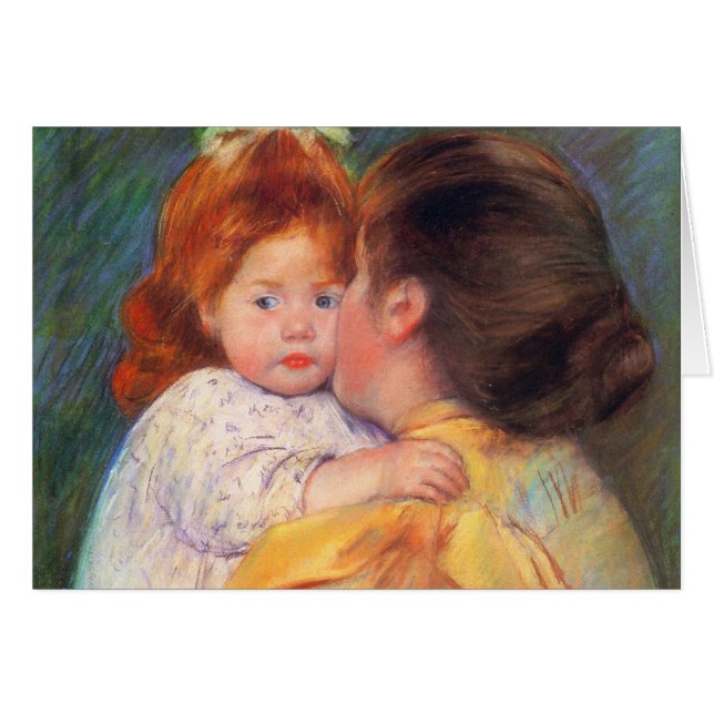 Baiser maternel, Mary Cassatt (Devant horizontal)