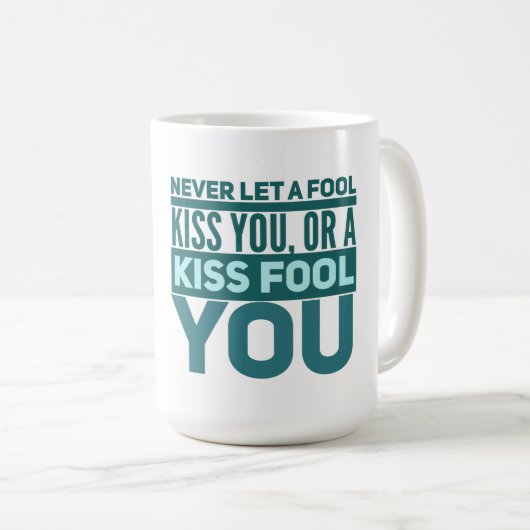 Baiser Mug classique (Devant droit)