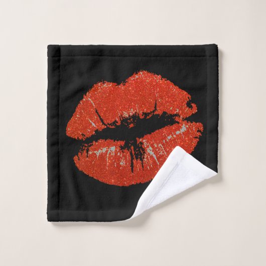 Baiser noir (Gant de toilette)