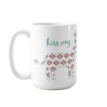 Baiser occidental aztèque de Boho ma tasse d'âne