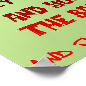 Baiser Sur Le Cou Drôle Poster (Coin)