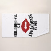 baiser un comptable drôle CPA (Serviette de bain)