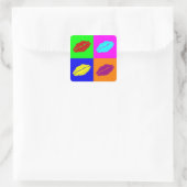 Baisers à lèvres autocollants (Sac)