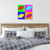 Baisers à lèvres en toile enveloppée (Insitu(Chambre))
