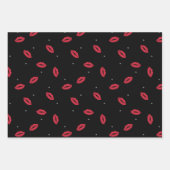 Baisers à lèvres Valentines Enveloppement Feuilles (Devant 2)