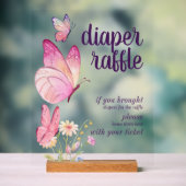 Baisers à papillon Bébé Voeux | Broche de couches  (Neutre)