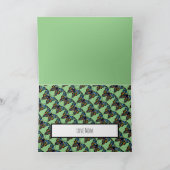 Baisers à papillon Carte de voeux d'anniversaire (Intérieur)