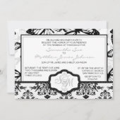 Baisers à papillon Carte Faire-part de mariage_Dr  (Dos)