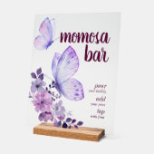 Baisers à papillon et voeux pour bébé | Momosa Bar (Angle)