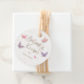 Baisers à papillon Merci Favoriser les étiquettes (En situation)