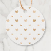 Baisers à papillon Merci Favoriser les étiquettes (Dos)