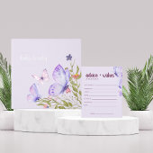 Baisers à papillon + Voeux pour bébés | Papillon p