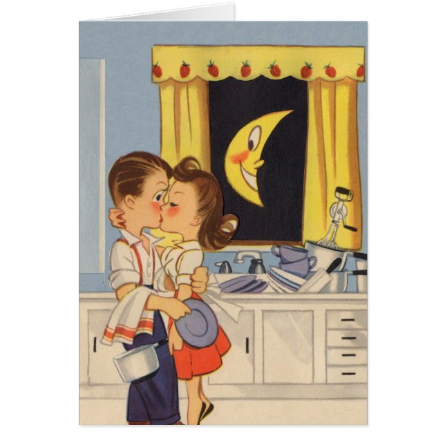 Baisers au-dessus des plats (Devant)