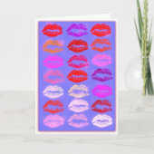 Baisers - carte de Valentine (Devant)