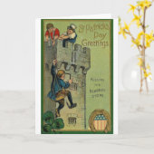 Baisers de la carte du jour de St Patrick de (Fleur jaune)