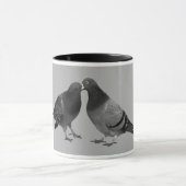 Baisers de la tasse de cadeau de pigeons (Centre)