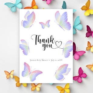 Baisers de papillon Merci