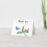 Baisers de papillon Merci