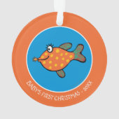 Baisers de poissons de maman et de bébé (dos)