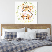 Baisers de tigre Impression sur toile (Insitu(Chambre))