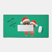 Baisers drôles de salami de noël (Clavier et souris)
