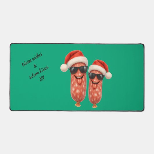 Baisers drôles de salami de noël (Recto)