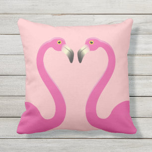 Baisers du coussin extérieur de corail de Flamants