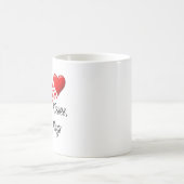 Baisers du matin, câlins du soir - Mug romantique  (Centre)