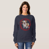 Baisers escarpés, bulldog, sweatshirt de base (Devant entier)