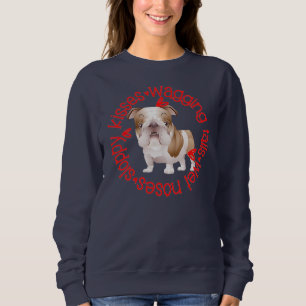 Baisers escarpés, bulldog, sweatshirt de base