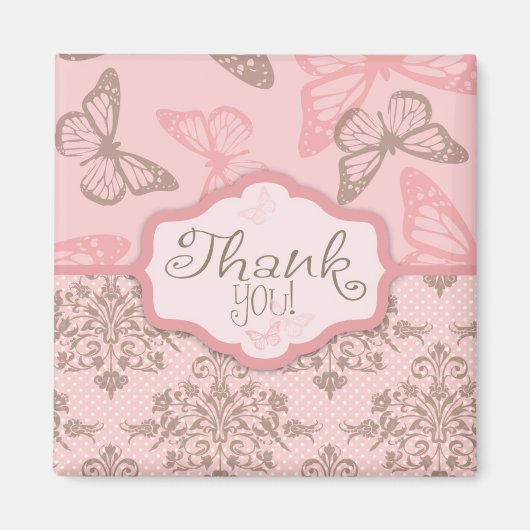 Baisers papillon Petal TY Magnet 2 (Devant)
