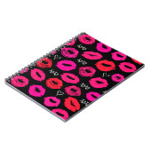 Baisers XOXO Carnet rouge et rose (Côté gauche)