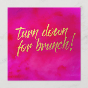 Baisse de Brunch Invitation Pearl Shimmer