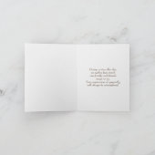 Baisse de la Carte de remerciements de sympathie F (Intérieur)