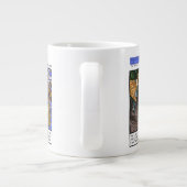 Baisse du trou du lapin Grosse tasse de café (Dos)