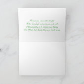 Baisses de rosée sur la carte d'érable (Intérieur)