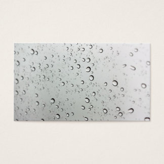 Baisses d'eau sur verre
